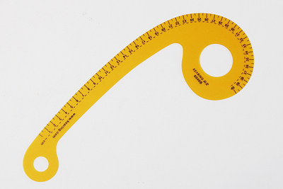 콜링 패턴 만들기 도구 패턴자 의류자 소매자 6단자 쉼표자 -