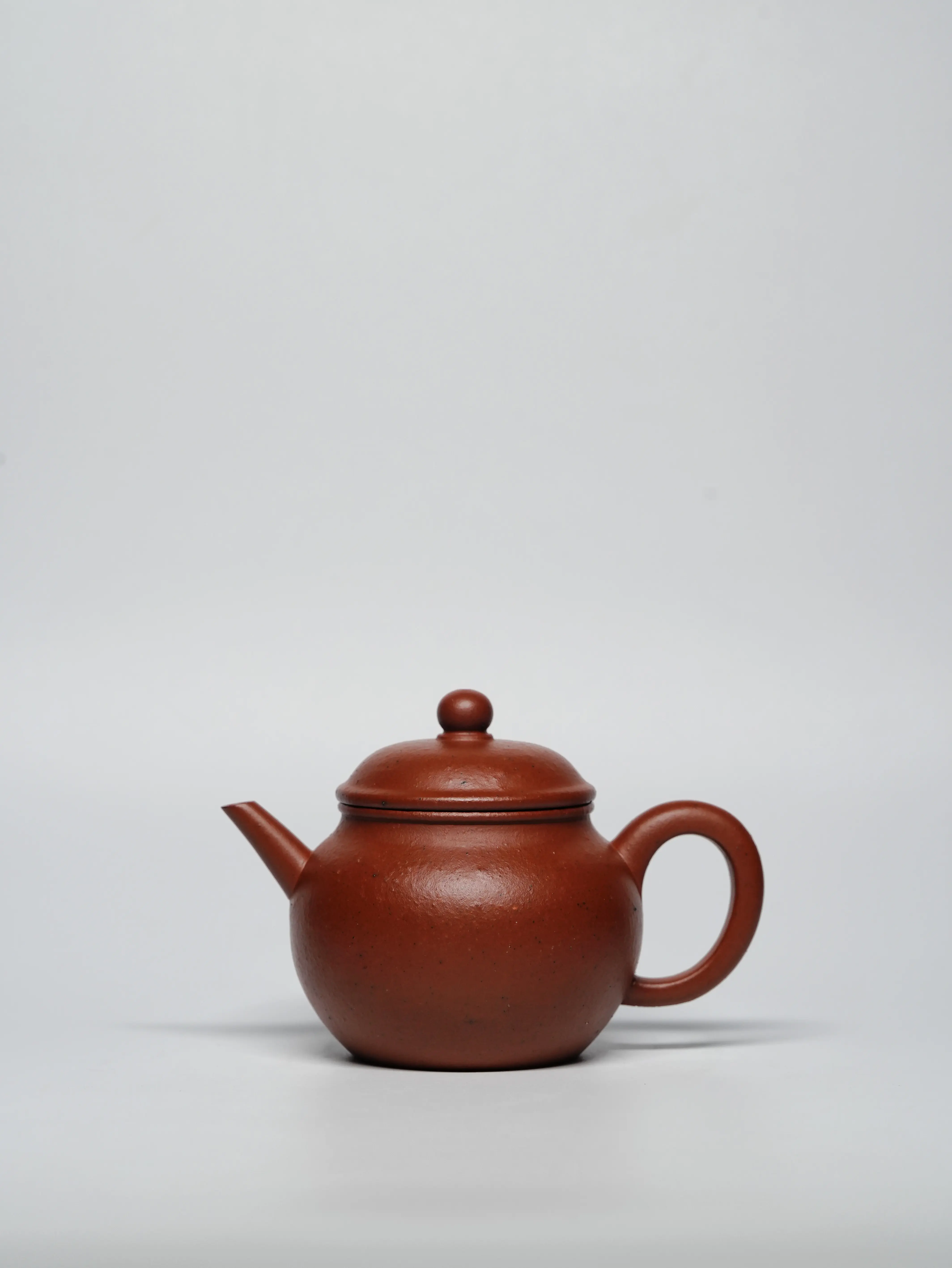 全手工朱泥梨形壺宜興手工紫砂壺小煤窯紫砂壺155毫升手工茶壺