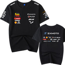 Zxmoto Zhang Xue Motorcycle Clothing Wsbk Event Store Staff Uniform Pure Cotton Short-Sleeve T-Shirt Team Uniform