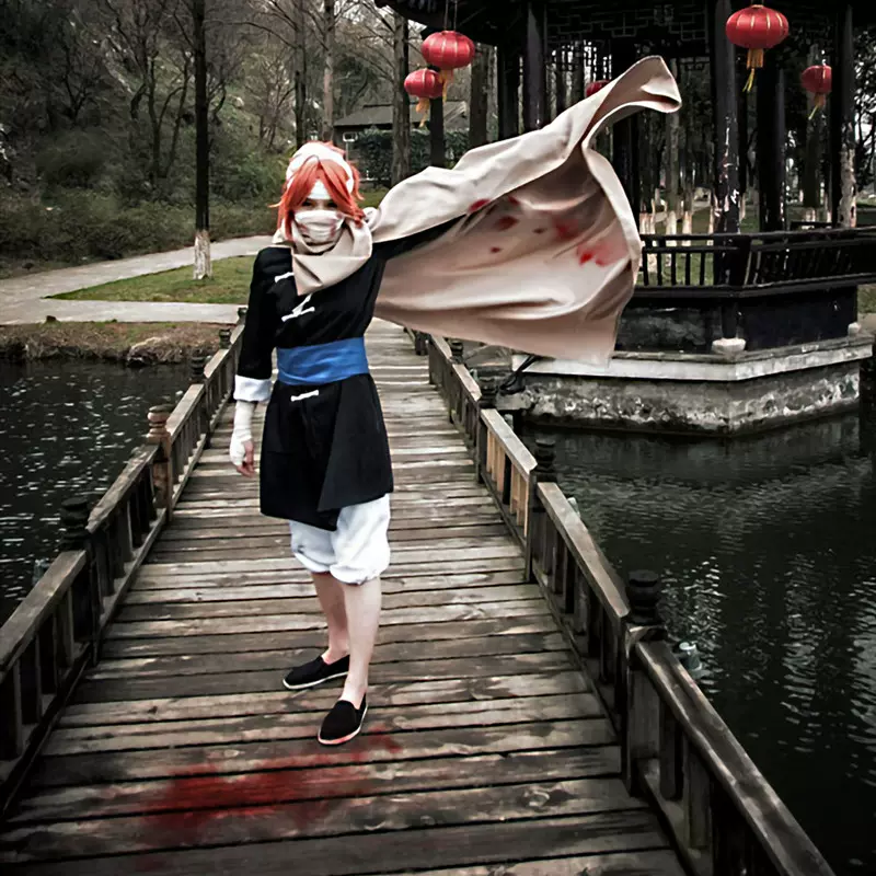 动漫银魂吉原篇夜兔神威cos服披风假发鞋cosplay服装全套现货促销 Taobao
