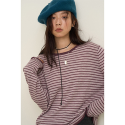 Nothing Nowhere 23fw Is Full Of Colors And Focuses On The Versatile Striped Comfortable And Soft Waxy Knitted Woolen Sweater.