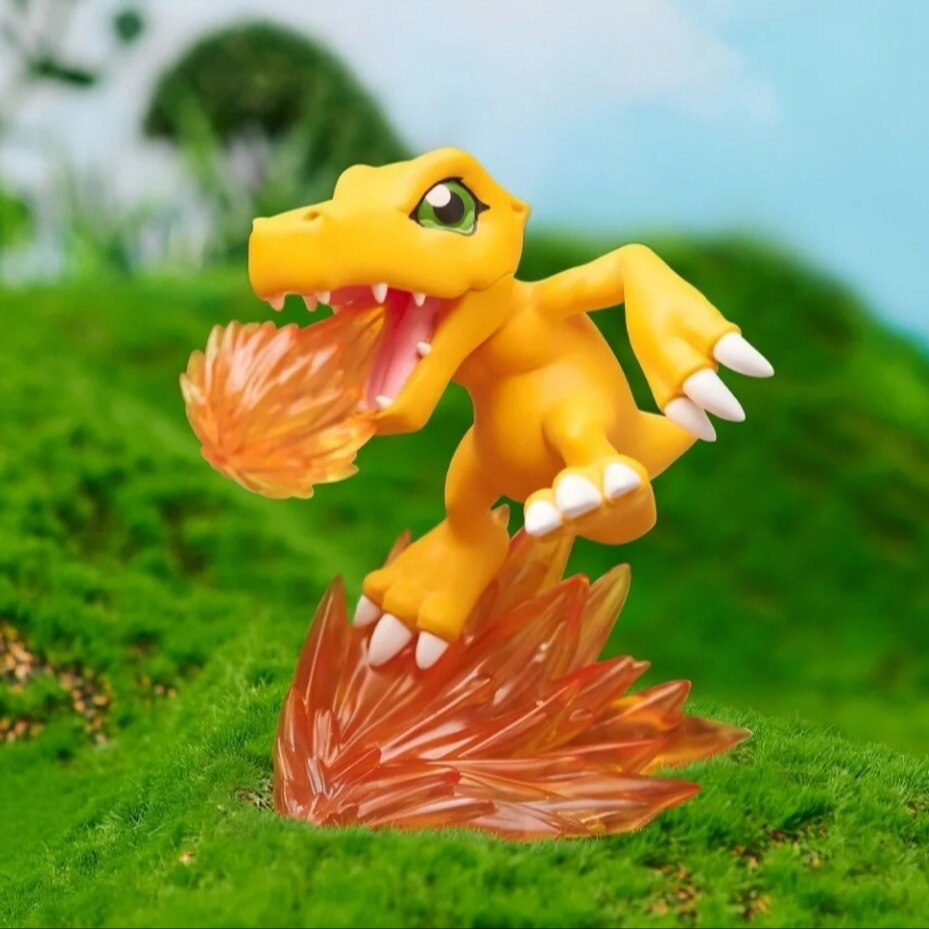 Подлинная Digimon Adventure Skill боевые искусства слепая коробка модные игрушки украшения вентиляционное отверстие ручной офис Agumon