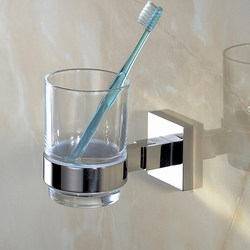 Creative and Simple Toothbrush Cup, Household Mouthwash Cup, Transparent Wash Cup, Hotel Bathroom Glass Toothbrush Cup