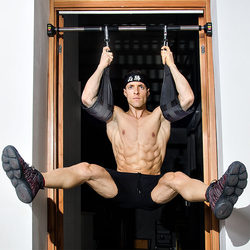 Tianyang Abdominal Muscle Belt with Suspension Arm, Abdominal Fitness Device, Hanging Abdominal Strap, Suspension Leg Lift Fitness Equipment for Home Use