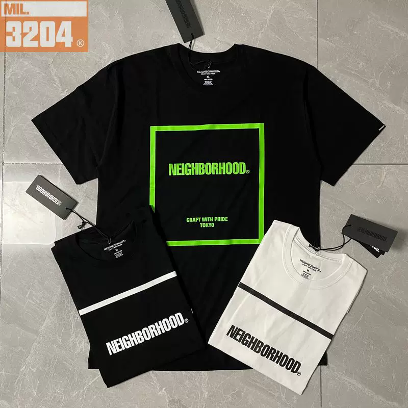 現貨NEIGHBORHOOD CI-1-2 C-TEE SS NBHD 21SS 印花短袖T恤-Taobao