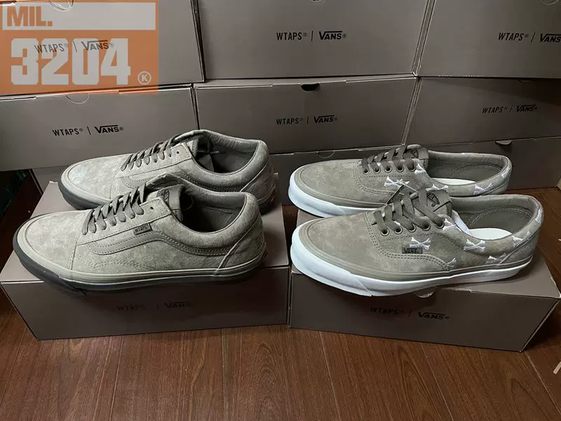 现货WTAPS COURT LOW SHOES.LEATHER.COW 15AW 麂皮板鞋-Taobao