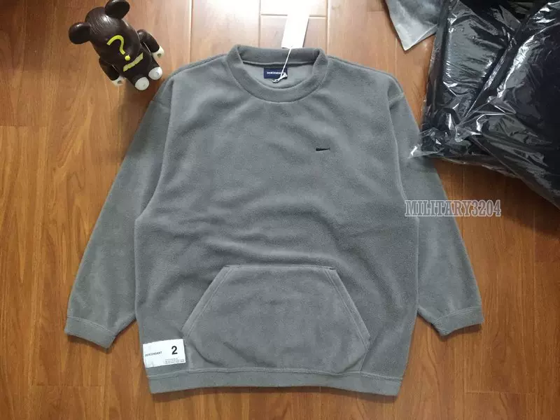 现货DESCENDANT ROO FLEECE CREW NECK DCDT 17AW 摇粒绒卫衣-Taobao