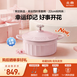 【New Product Launch】Beiding Enamel Pot Cast Iron Soup Pot Household Stew Pot Multifunctional Clay Pot Imported Cooking Pot