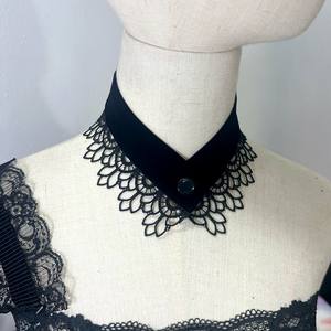 
Handmade custom velvet necklace fake collar COS props Jewelry/Popular jewelry Fashion jewelry new necklace