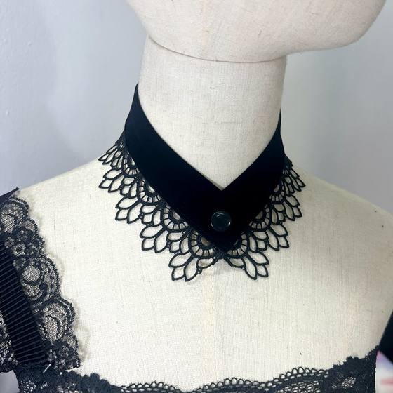 
Handmade custom velvet necklace fake collar COS props Jewelry/Popular jewelry Fashion jewelry new necklace