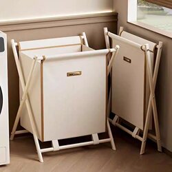 Foldable Laundry Basket, Stylish and Luxurious Large-Capacity Laundry Hamper for Home Use, Suitable for Storing Clothes in the Bathroom