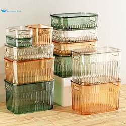 German Storage Box Desktop Organizer Box for Snacks, Cosmetics, and Miscellaneous Items, Transparent Acrylic Plastic Household Storage Box