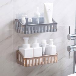 Bathroom Shelf, Wall-Mounted Storage Rack, No-Drill Organizer for Toilet, Restroom, and Wall Storage Box