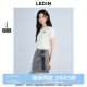 Lecho Spliced ​​Rose A-line Skirt Summer New Irregular Kochi Skirt C1GEF2134