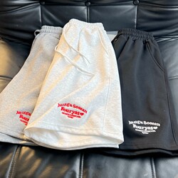 Hong Kong Style Embroidered Sports Shorts for Women, Summer Thin American Retro Loose Wide-Leg Casual Straight Shorts