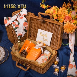Missxiu [nordic Fairy Tale] Souvenirs, Bridesmaids, Internet Celebrity Wedding Return Gift Box, Birthday Gift Set, Rattan Basket