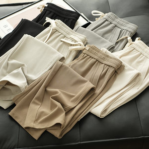 Thin style, pearl floor mesh, men's casual harem pants, sports pants, autumn style, men's clothing
