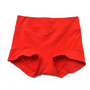 New Year Red Ms. Cotton Cotton High -waisted Belly Belly Belly Belly Belly Plug -in Bladed Plug -of -Corner Founded Four Seasons Four Seasons
