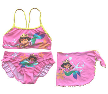 
Split children's skirt bikini swimsuit
