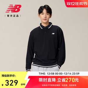 
New Balance NB official authentic 25 new casual, comfortable and versatile men's POLO shirt AMT53355