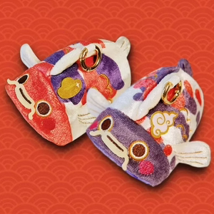 
[Limited] Cultural and creative good fortune around Nanjing Hongshan Forest Zoo, koi fish nest* Purchasing horse hides