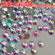 1.3-10.0mm flat bottom AB hot diamond boutique imitation Austrian rubber bottom colorful diamond Latin costume dance costume colorful diamond