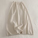 Soft and waxy goodies~Autumn and winter temperament versatile knitted skirt for women elastic high waist slimming hip-hugging long skirt umbrella skirt