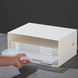 File Storage Box Drawer Evidence Storage Rack Box Office Bookshelf A4 Paper A5 Test Paper File Organizer Set