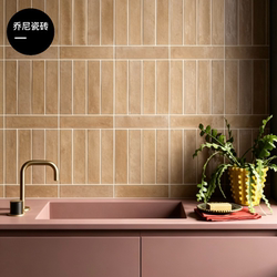 French Retro Style Long Strip Tiles 60X250 Kitchen Bathroom Wall Tiles Homestay Cafe Background Wall Tiles