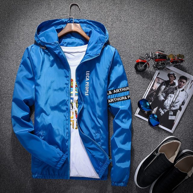 2021 Autumn New Jacket Men's Teenagers Korean Style Casual Hooded ...