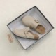 Thick bottom Bolken shoes half dragging round -headed slippers A soft bottom anti -sliding retro women's shoe bag head dragging foreign trade tide
