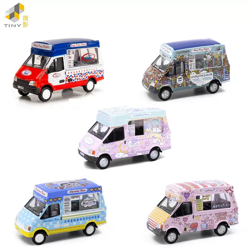 Tiny微影车模1:72 06 香港富豪雪糕车BT21 冰淇淋经典怀旧-Taobao