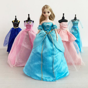 Princess Anlili 30cm centimeter simulation doll clothes skirt and dress up home toy 3 girls 4-5-6 years old