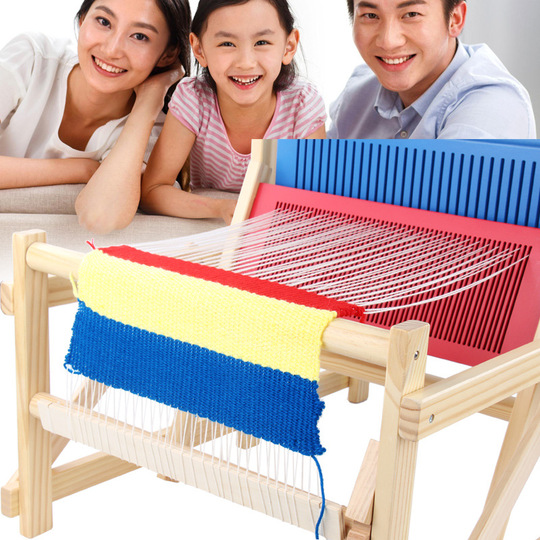 Set Di 4 Telai Per Maglieria Regolabili Colorati, Kit Tessitura Per Adulti E Bambini, Con Uncinetto E Ago, Per Sciarpe E Cappelli Fai Da Te