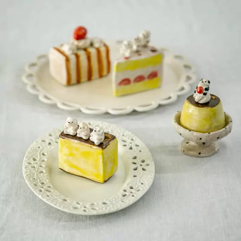 月器】日本玻璃作家安達知江手作童話動物彩繪玻璃擺件雕刻物