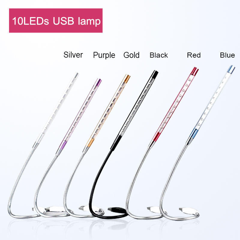 usb金属10灯珠笔记本电脑键盘照明灯 led贴身随带宿舍阅读小夜灯-淘宝网