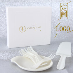 Customized Water Drop Disposable Cutlery Set