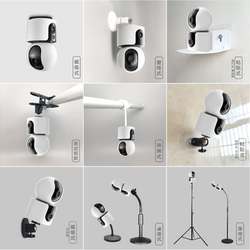 Suitable for Xiaomi C300 dual camera version bracket base tied to ceiling wall hanging clip card standing floor crib upside down installation