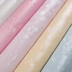 Wallpaper Self-Adhesive Waterproof Moisture-Proof Washable Cozy Bedroom Room Living Room Background Wall Wallpaper Home Self-Adhesive Pastoral Style