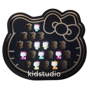 
Hello kitty cute summer rainbow candy series dust-proof storage box display board