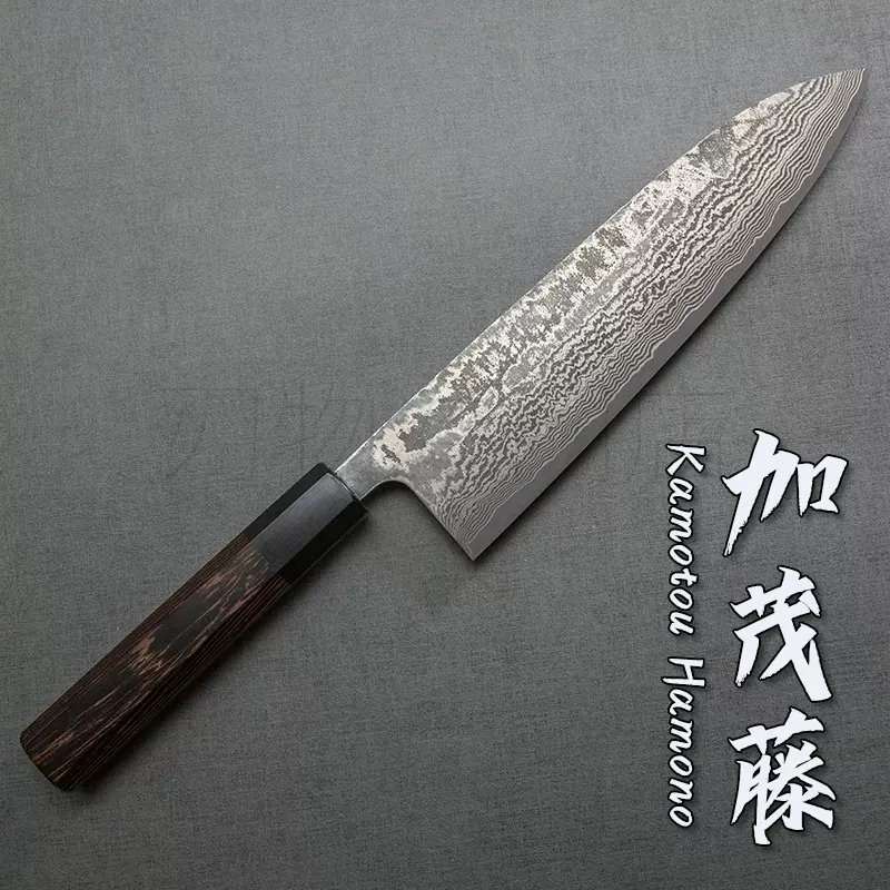 越前加茂藤SG2 ダマスカス牛刀270 オーダーメイド