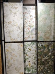 Floral Art Tile 600*1200 Bathroom Kitchen Wall Tile Pastoral Flower Pattern Glue Dry Granules