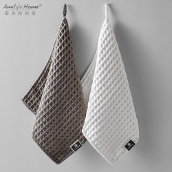 Towels, Hand Towels, Kitchen Rags, Linen Absorbent Hanging Waffle Dishcloths, Hand Wiping Small Square Towels, Wiping Cloths