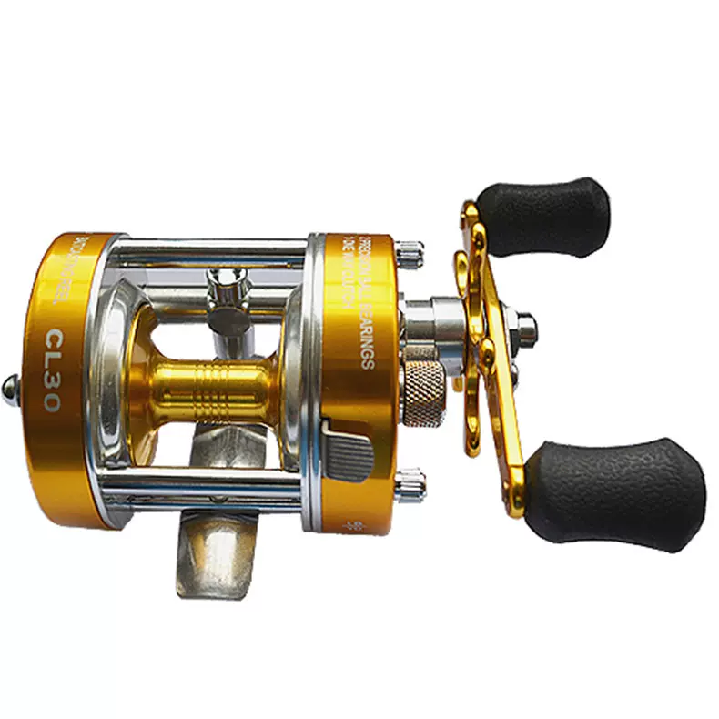 明洋cl25无间隙鼓式轮船钓轮2轴排钓强力轮路亚轮冰钓冬钓轮渔轮
