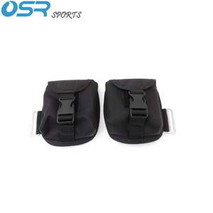 
A pair of 2kg buckle-type nylon weight bags for diving BCD with Japanese buckle for sale