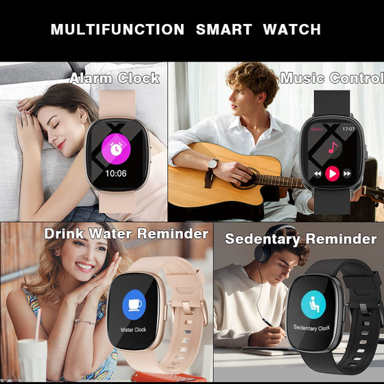 
Cross-border hot-selling smart phone watch, pedometer, heart rate, camera, music, health monitoring, outdoor sports, multi-function