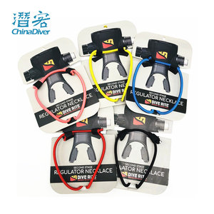 
Dive Rite Diving Collar Silicone Secondary Head and Neck Rope Breathing Regulator Colorful Adjustable Technical Diving Collar