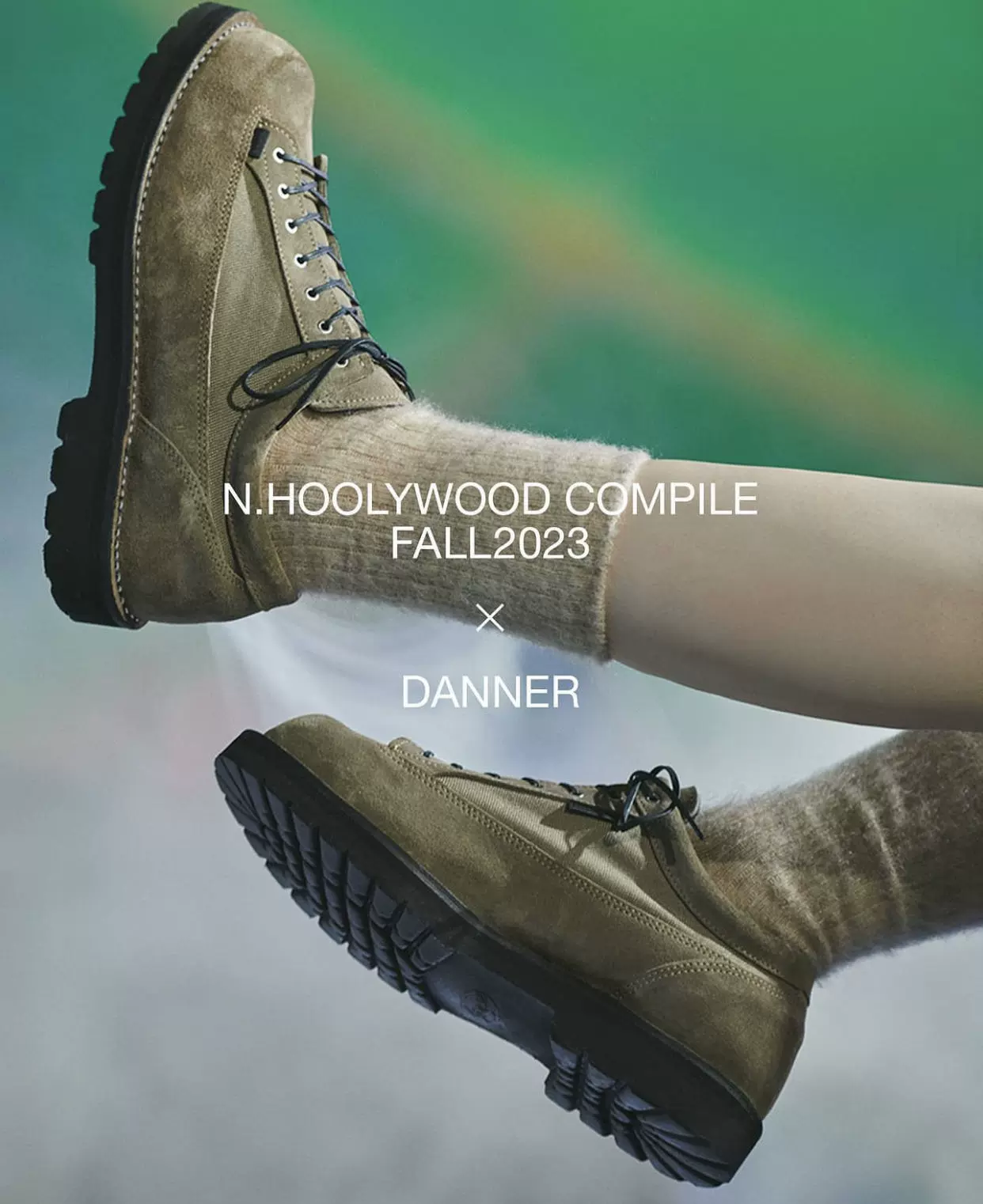 N.Hoolywood x Danner合作款戶外休閒鞋輕戶外森系山系-Taobao