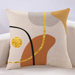 Nordic Light Luxury Wabi-Sabi Style Pillow, Abstract Morandi Color Scheme, Simple Modern Sofa Cushion, Office Bed Pillow