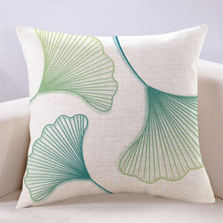 Simple, Modern, Beautiful, Fresh, Ginkgo Leaf Living Room Sofa Pillow, Bedroom Headboard Backrest Cushion, Nap Pillow
